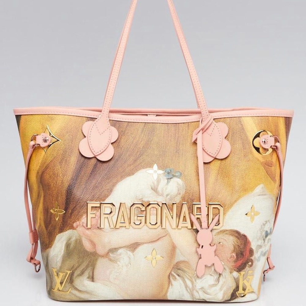 Jeff Koons Neverfull MM Set (Fragonard)